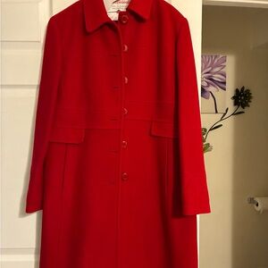 Worthington Red Pea Coat